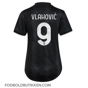 Juventus Dusan Vlahovic #9 Udebanetrøje Dame 2022-23 Kortærmet